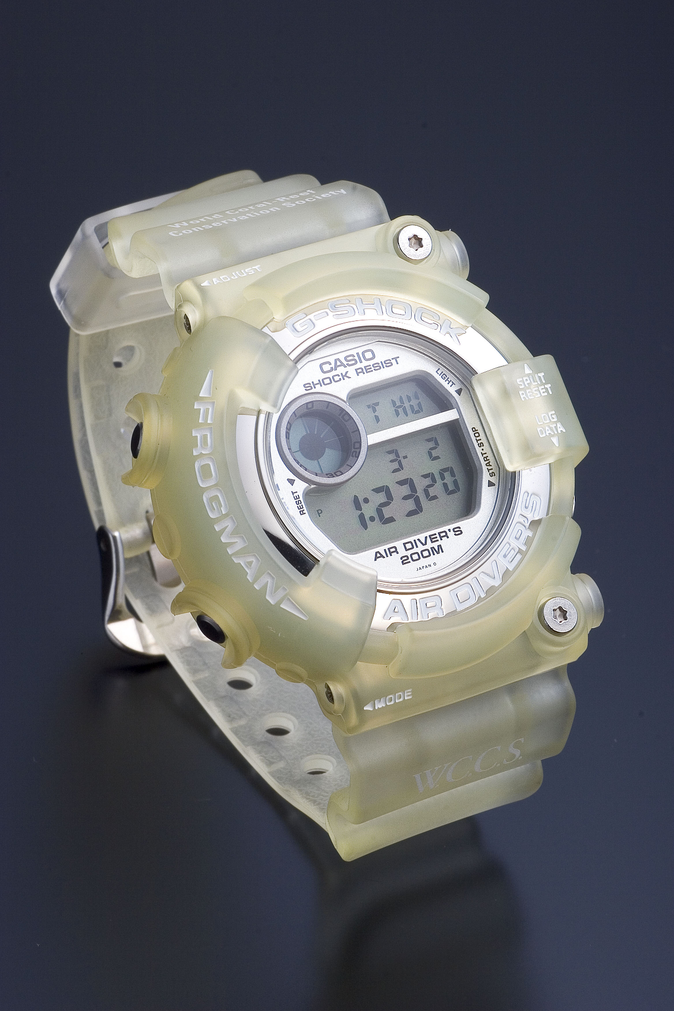 青文字 FROGMAN フロッグマン DW-8201WC オレンジ - 時計