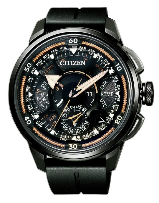 極美品CITIZEN シチズンW410 100周年記念モデル ブラック 100％品質 - 時計