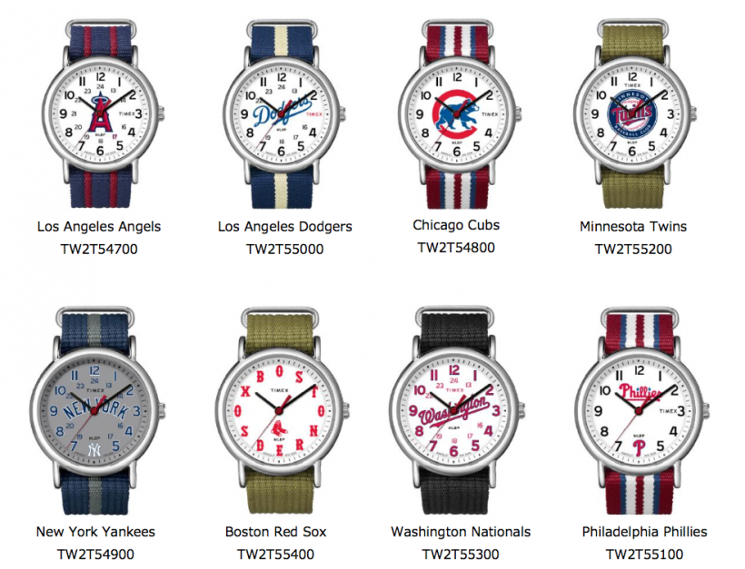 日本限定デザイン タイメックス メジャーリーグ のライセンスウオッチが新登場 Timex Watchnavi Salon