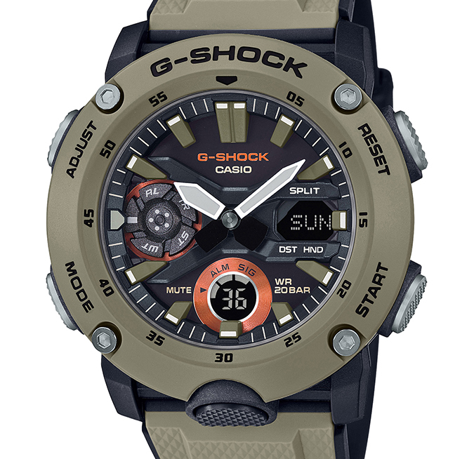 アウトドアにお薦め！ ミリタリーカラーのニューG-SHOCKは新構造を採用