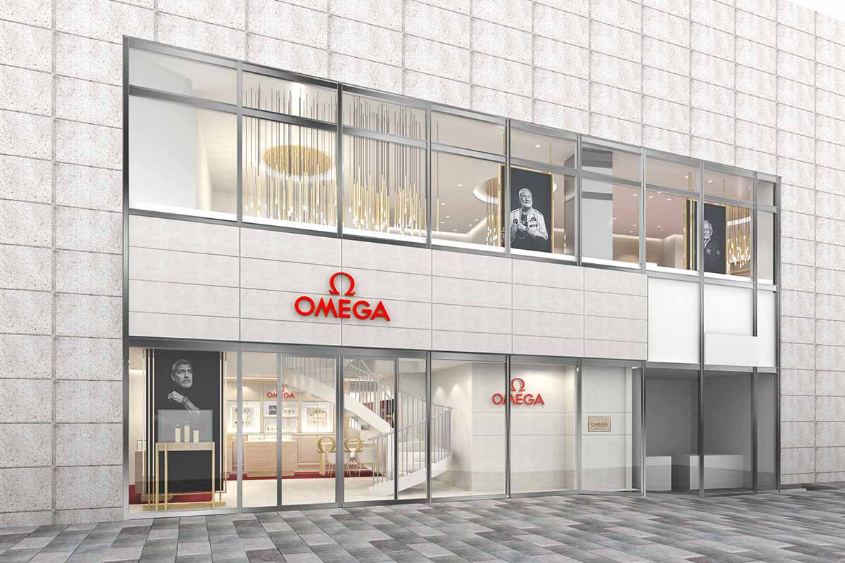 関東最大の規模を誇る、都内初のオメガ直営路面店「オメガブティック