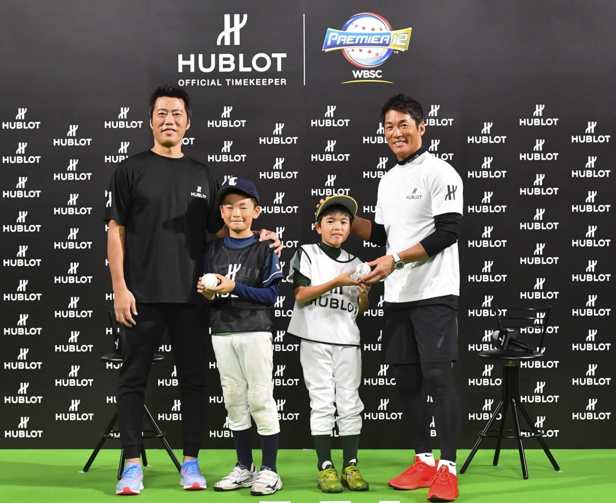 元プロ野球選手の長嶋一茂さんと上原浩治さんがウブロのチャリティー