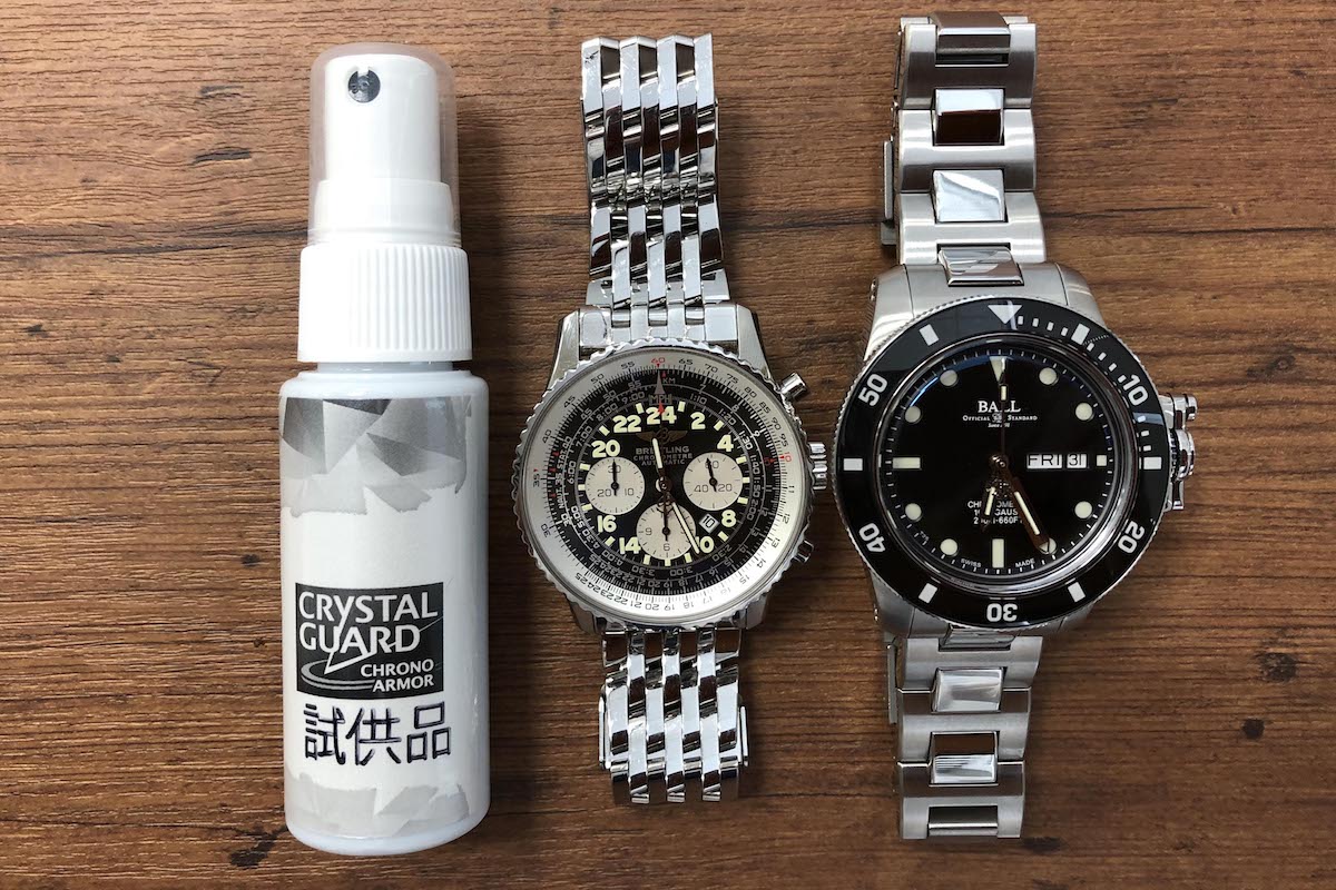 自分で腕時計の表面硬質コーティングができる クリスタルガード クロノアーマー を使ってみた Watchnavi Salon