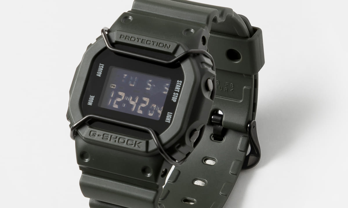 プロテクター付き角型G-SHOCKをミリタリー調に!! アーバンリサーチで 