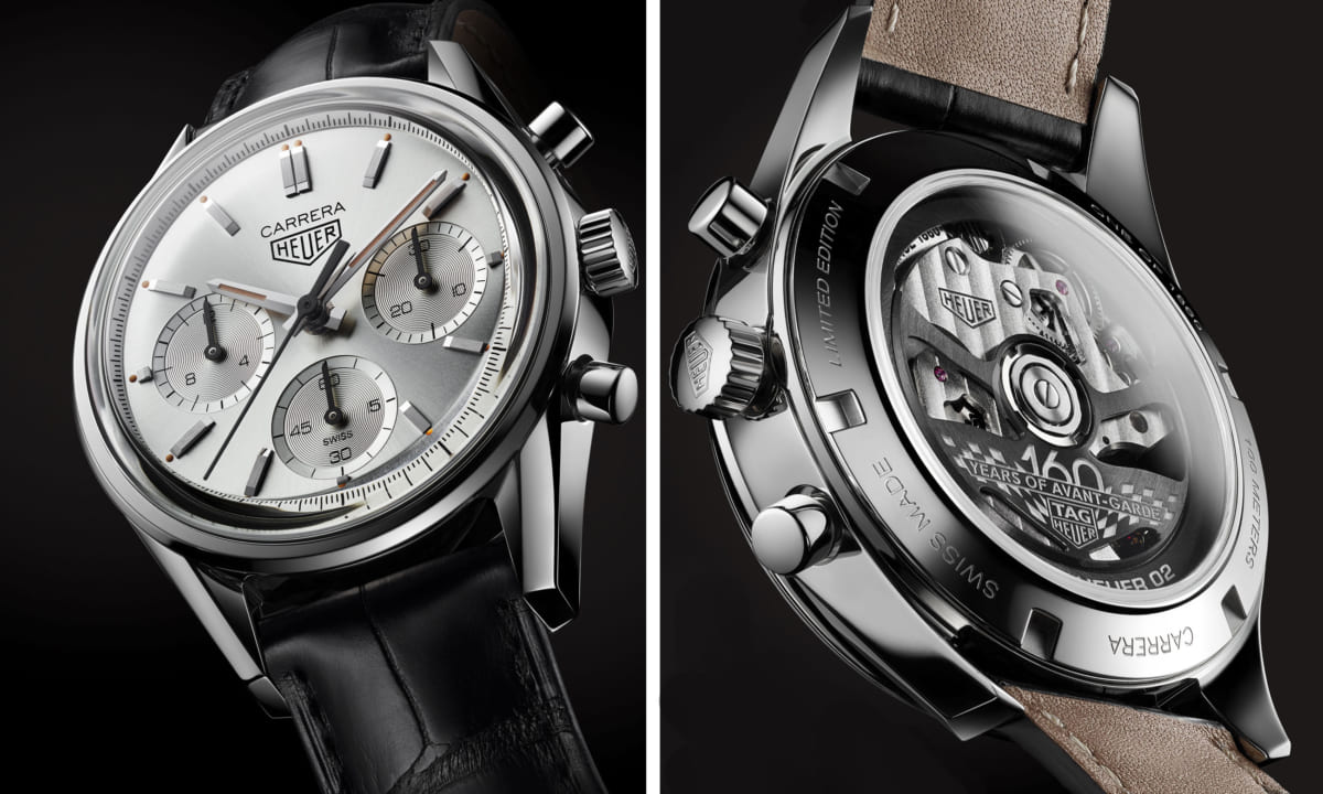 TAG HEUER シルバー アナログ時計 タグ・ホイヤー24年新作腕時計「カレラ クロノグラフ」シルバー
