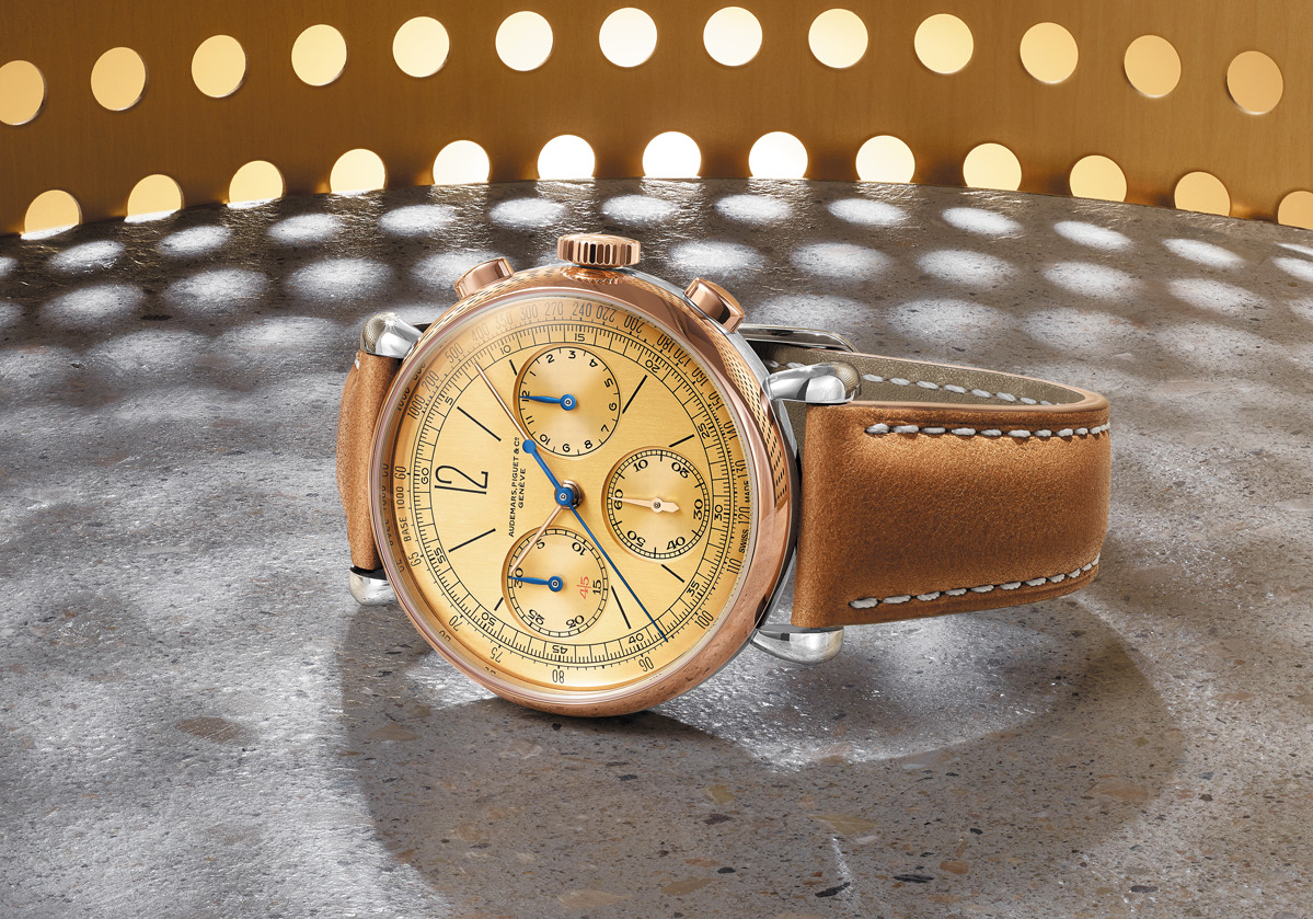 年新作時計 スイスが誇る世界三大高級時計ブランドの一角 オーデマ ピゲ は 伝説的な1943年製クロノグラフのリマスターモデルを発表 Watchnavi Salon