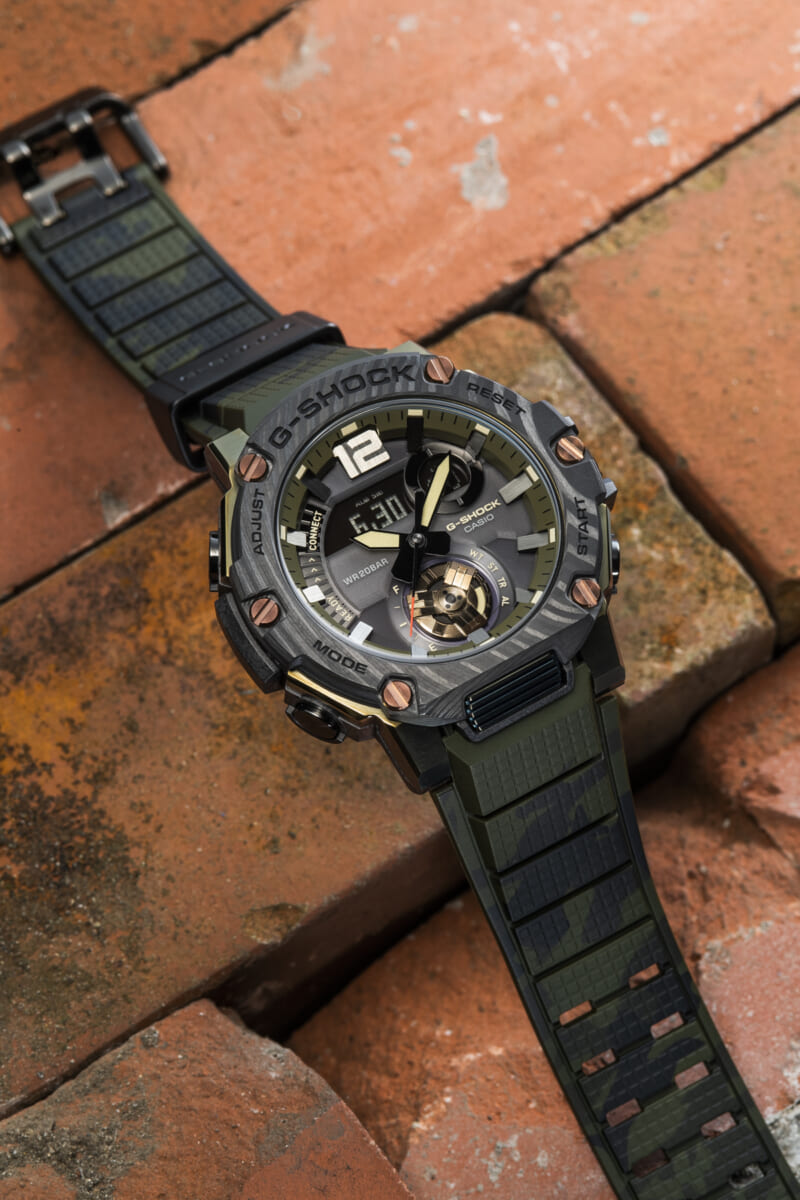 メタル・カーボン・樹脂を巧みに融合したG-SHOCK「G-STEEL」に