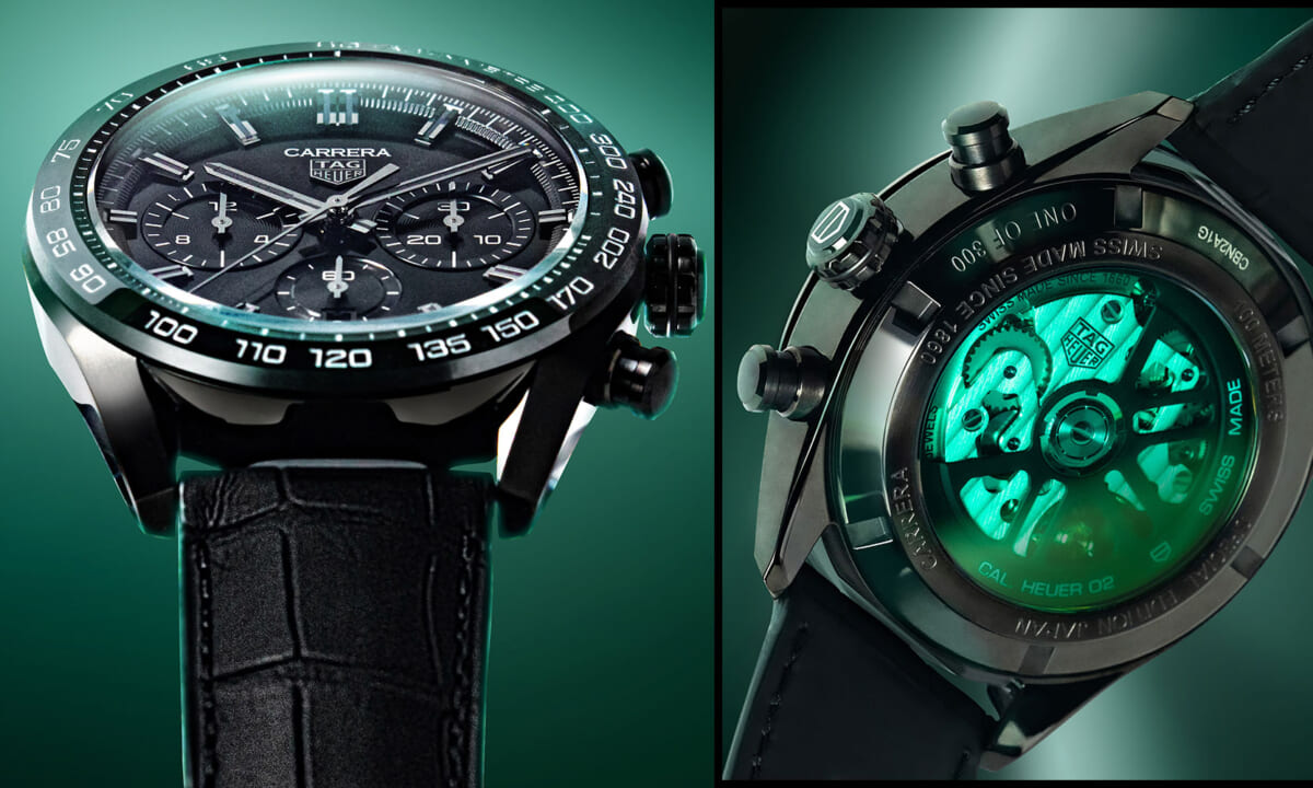 稀代のクロノグラフ【タグ・ホイヤー カレラ】に登場したフルブラック