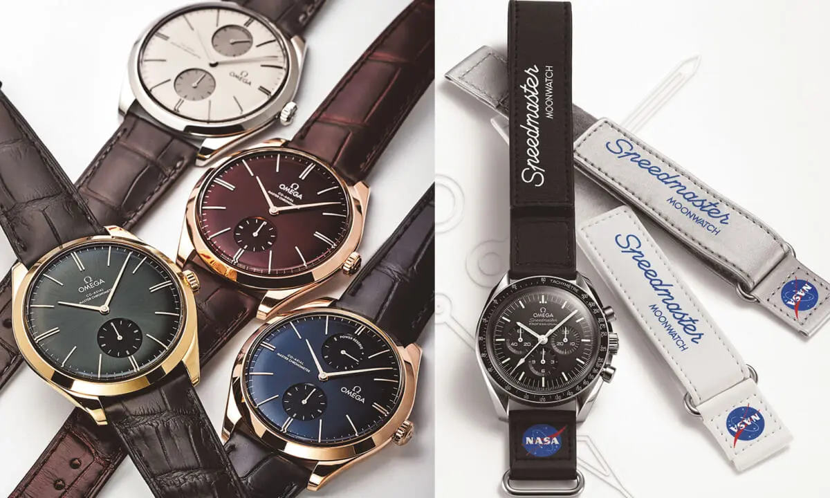 高級時計【オメガ】は2021年、エレガントで実用的なドレスウオッチや「スピードマスター」向けベルクロストラップをリリース | WATCHNAVI  Salon