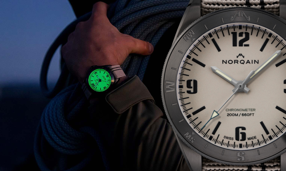 好き嫌い真っ二つな全面蓄光ウオッチにノルケインが新規エントリー