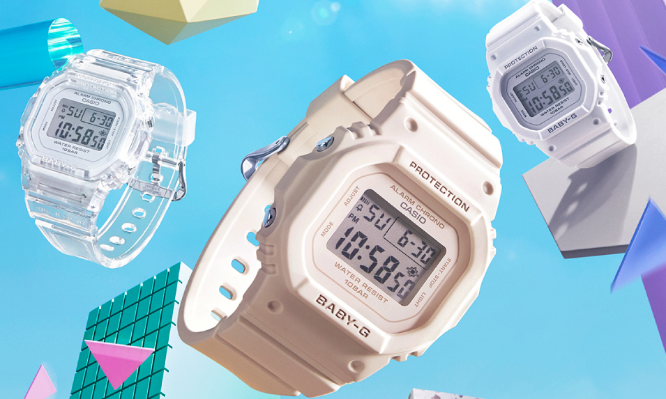 G-SHOCKの妹的ブランド【BABY-G】より定番人気のスクエアモデル