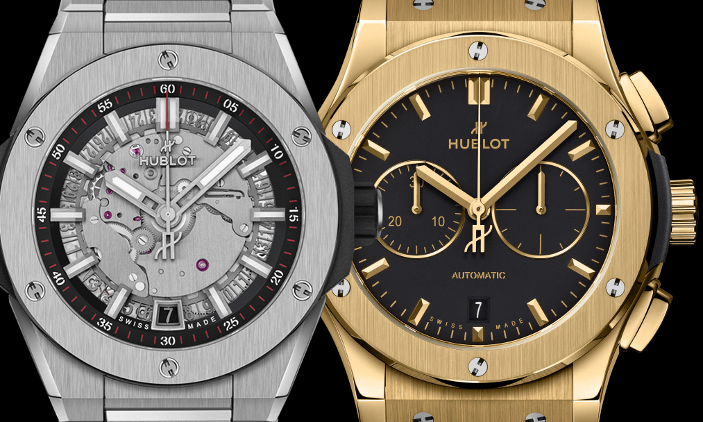 スイスの高級時計【ウブロ（HUBLOT）】の新しい3針式スケルトン 