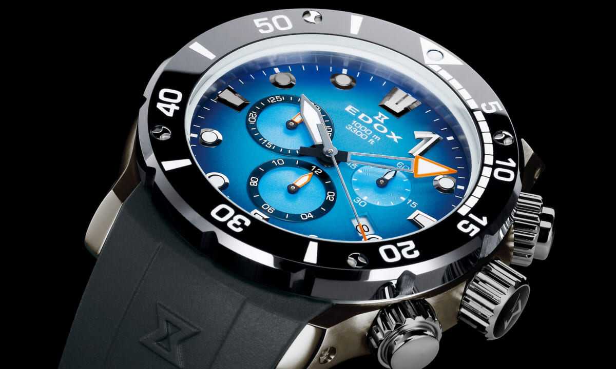 ダイバーズ×クロノグラフの人気作【エドックス クロノオフショア1】に