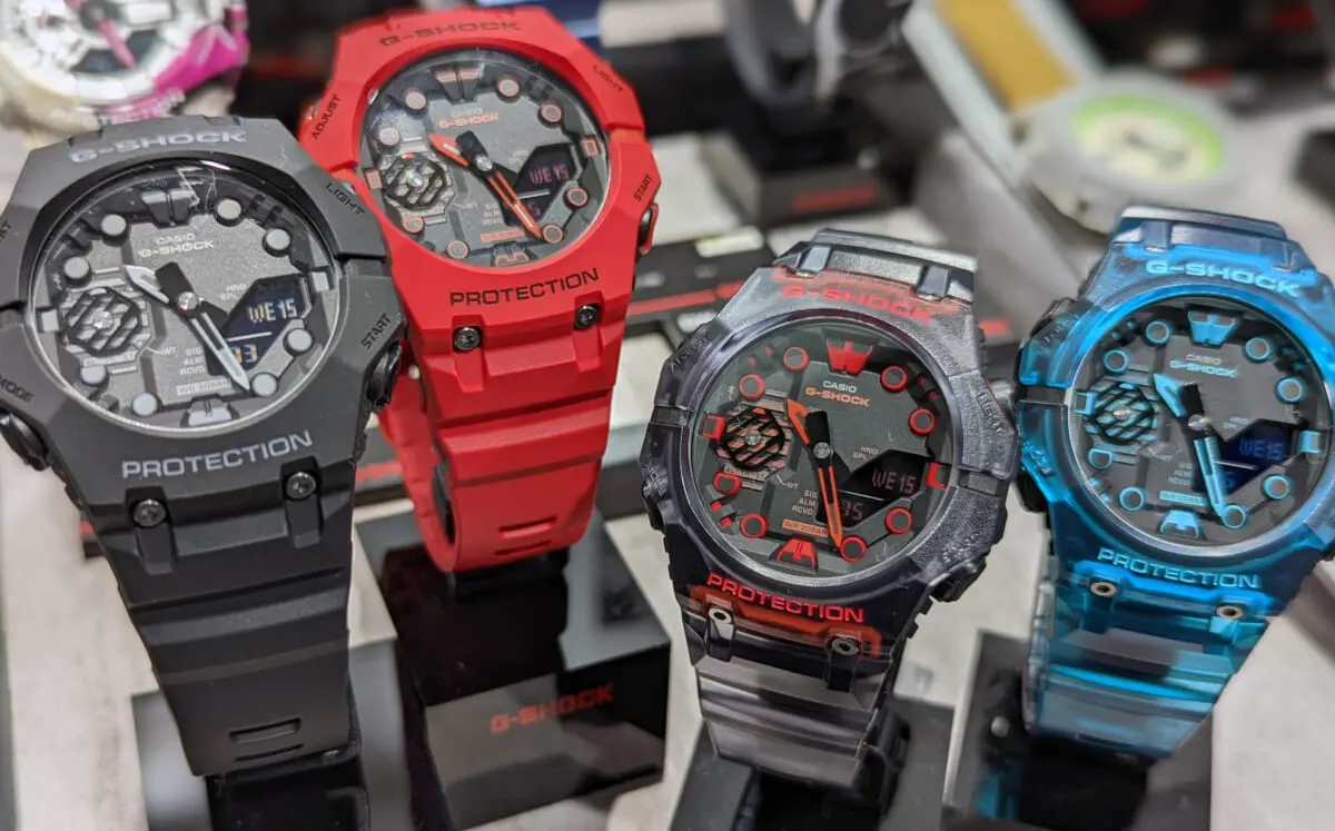 新作【G-SHOCK】ベゼルとバンドを一体化させた近未来デザイン「GA-B001 