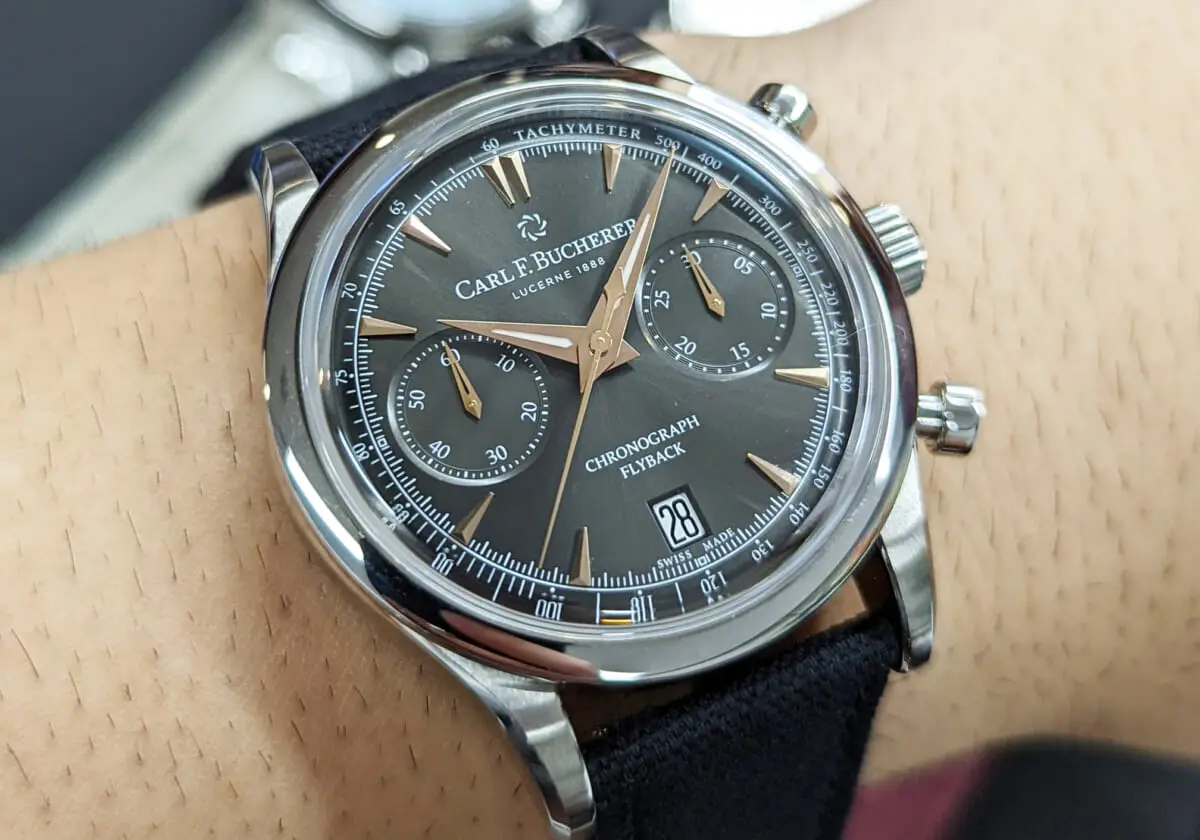 カールF.ブヘラ CARL F.BUCHERER マネロ レトログラード - メンズ腕時計