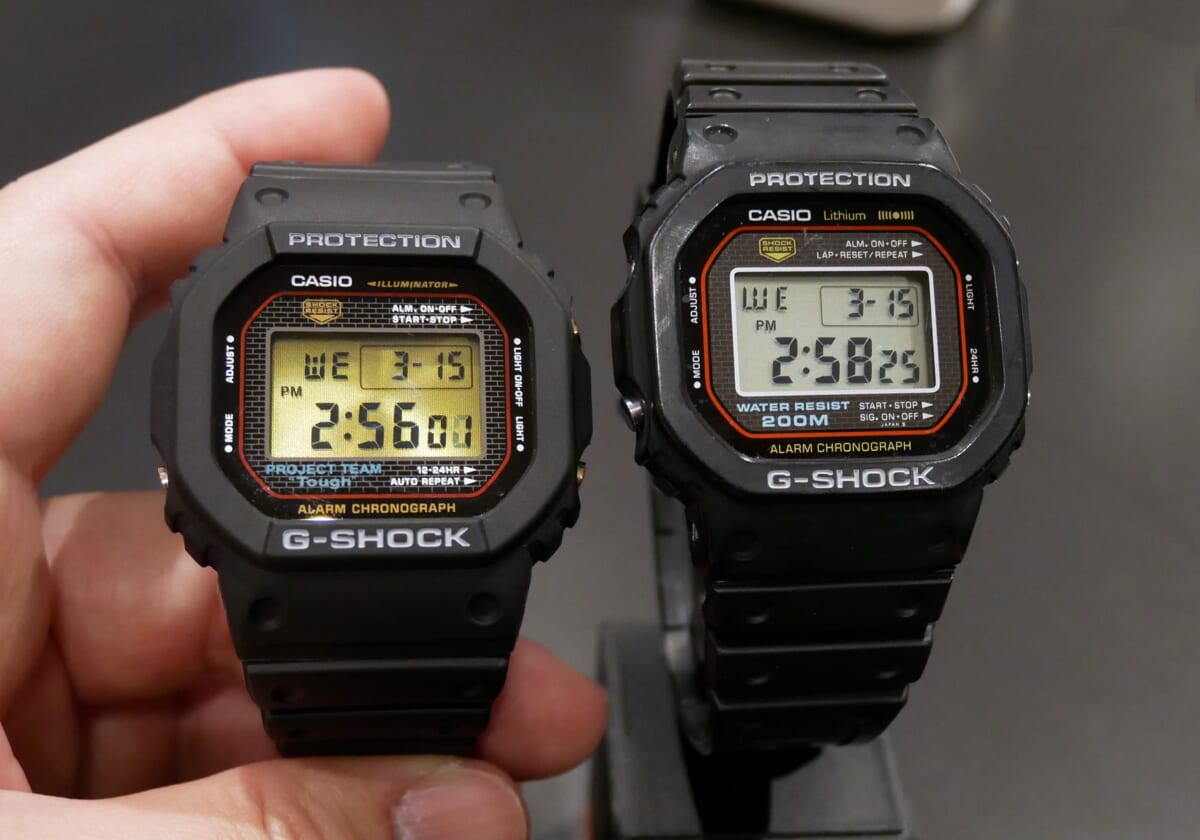 深層硬化処理で硬度を高めた40周年記念のスペシャルG-SHOCK