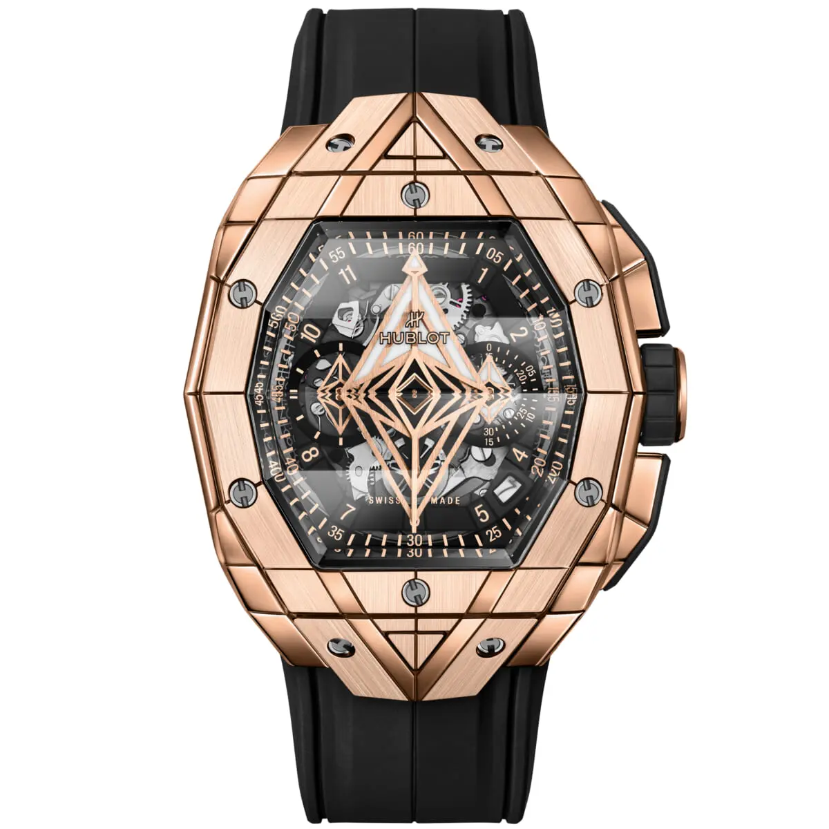 即納爆買いHublot big bang タトゥーウォッチメンズ機械式時計 腕時計(アナログ)