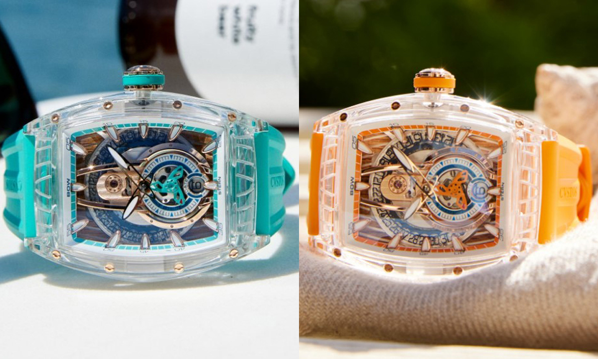 クストス】360度どこからでもムーブメントが鑑賞できる