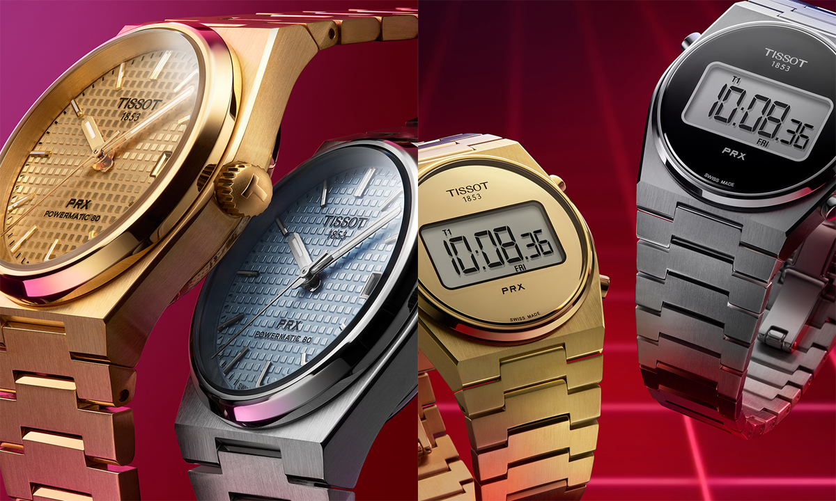 人気のPRXコレクションにコンパクトな35mmモデルとデジタル表示モデル