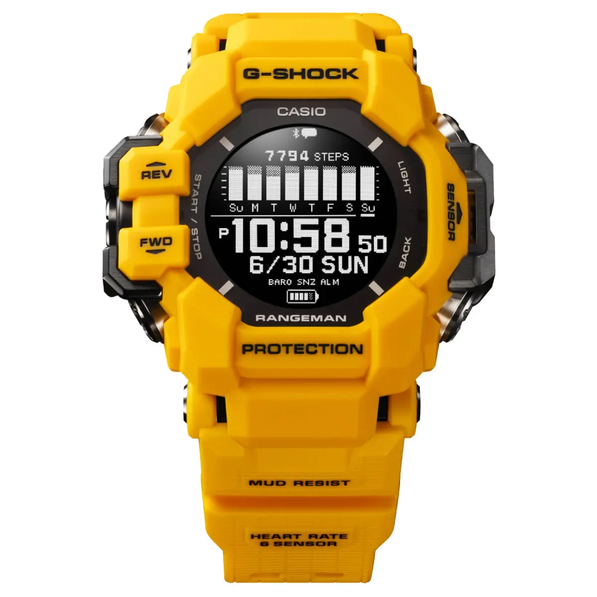 G-SHOCK】新デザインに心拍計とGPS機能を搭載 進化したレンジマン