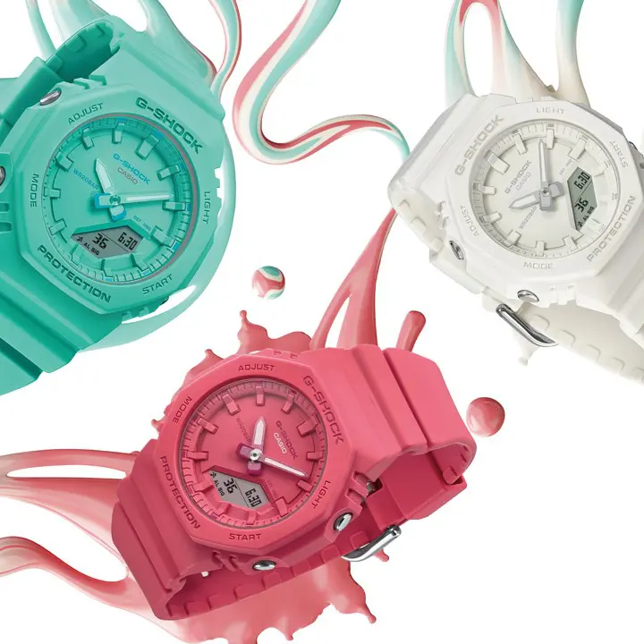 G-SHOCK】からワントーンカラーで統一した2100シリーズのコンパクト