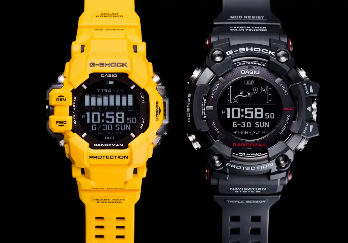 造形に見る新世代のタフネスG-SHOCK 新レンジマン「GPR-H1000」の登場で陸のMASTER OF Gが揃い踏み | WATCHNAVI  Salon