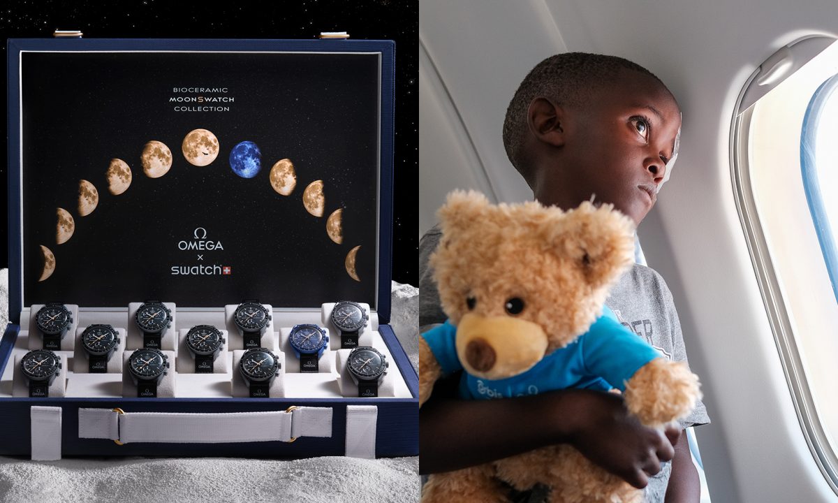 スウォッチ 2本セット ムーンスウォッチ「Mission to Moonshine Gold」の限定セットが