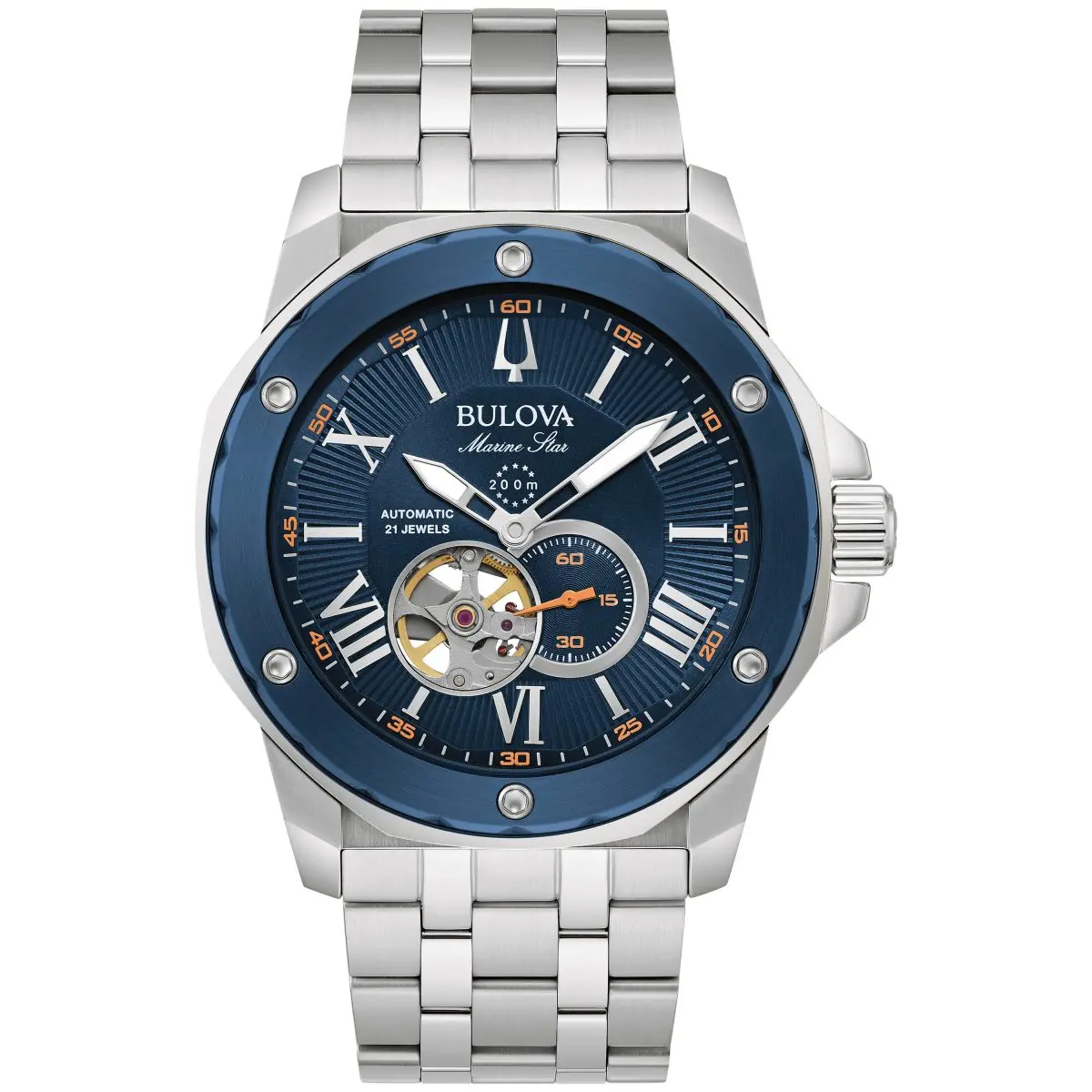 【動作品】Bulova ブローバ Marine Starマリンスター 自動巻き マリンスター 98A227 | BULOVA（ブローバ）ジャパン公式サイト