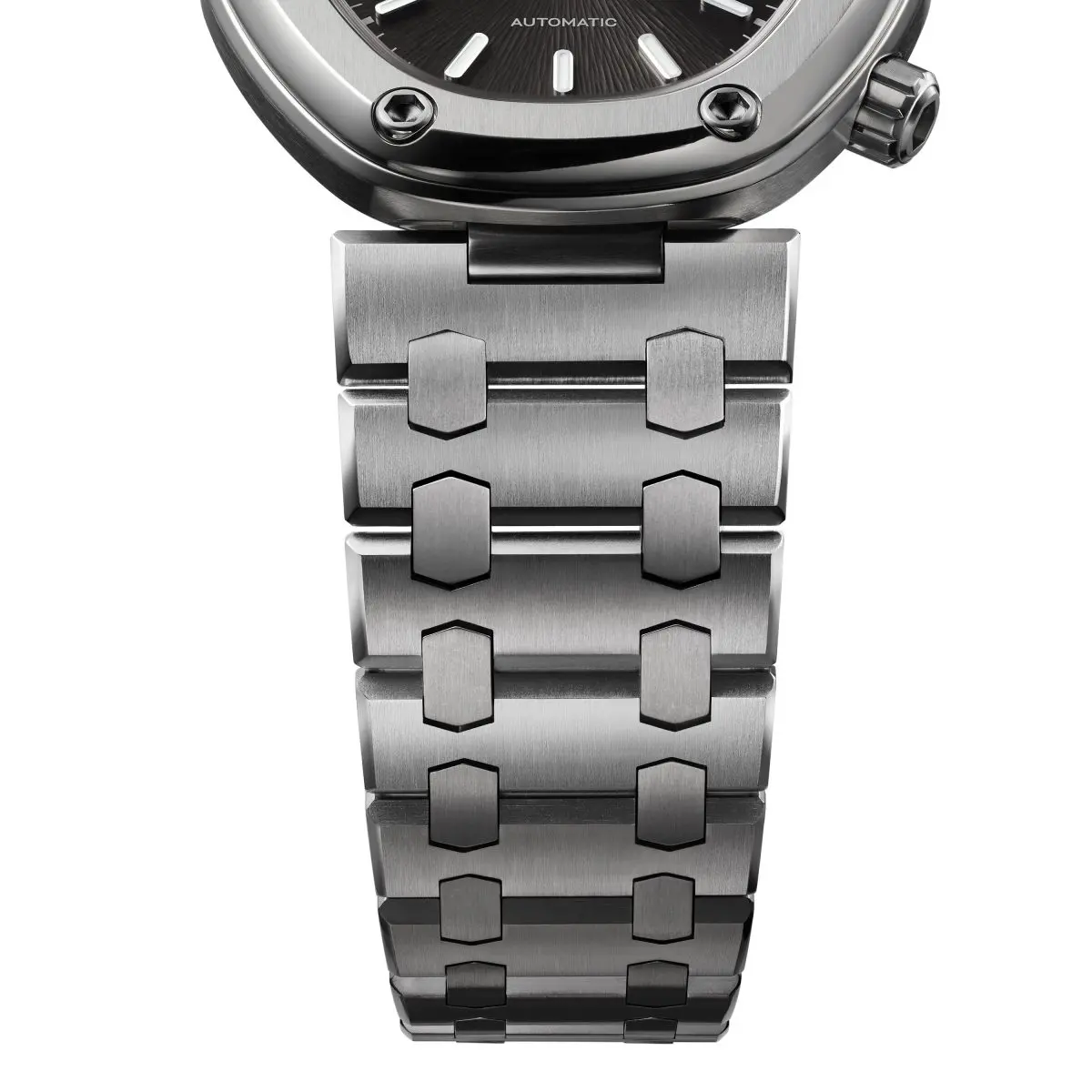 ジオモナコ 腕時計 2針 メンズ アンジェロジェント ライトグレー