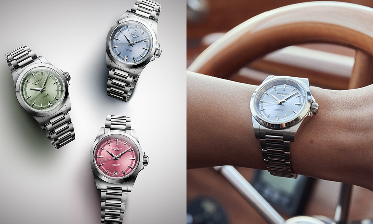ロンジン】を代表するコレクション「コンクエスト」に豊富なカラー展開