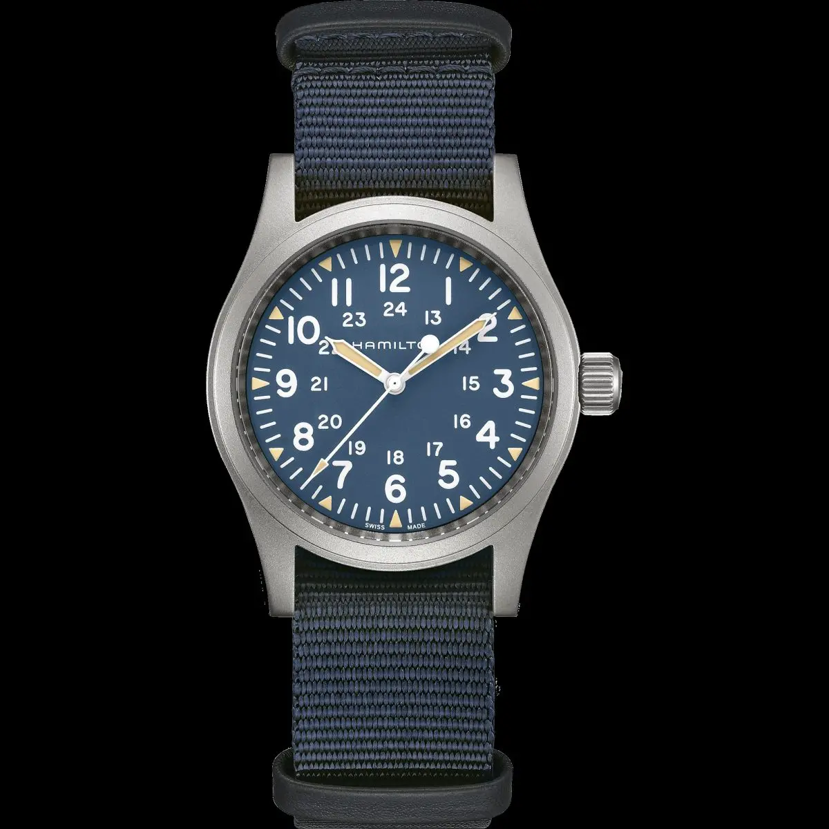 ハミルトン カーキメカ 38mm 青文字盤 新作】 ハミルトン カーキメカ 38mm 青文字盤 - メルカリ
