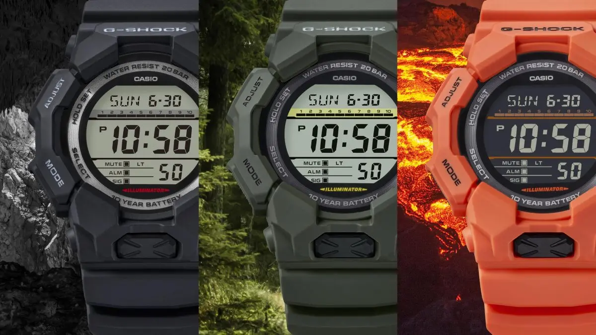 美品・電池交換】G-SHOCK GA-100CB アナデジ カモフラ一ジュ柄