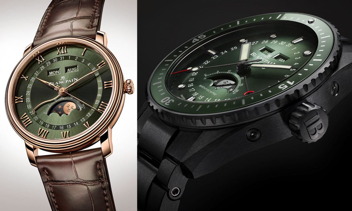 グリーン文字盤やセラミック外装で存在感を示す【ブランパン】先進技術