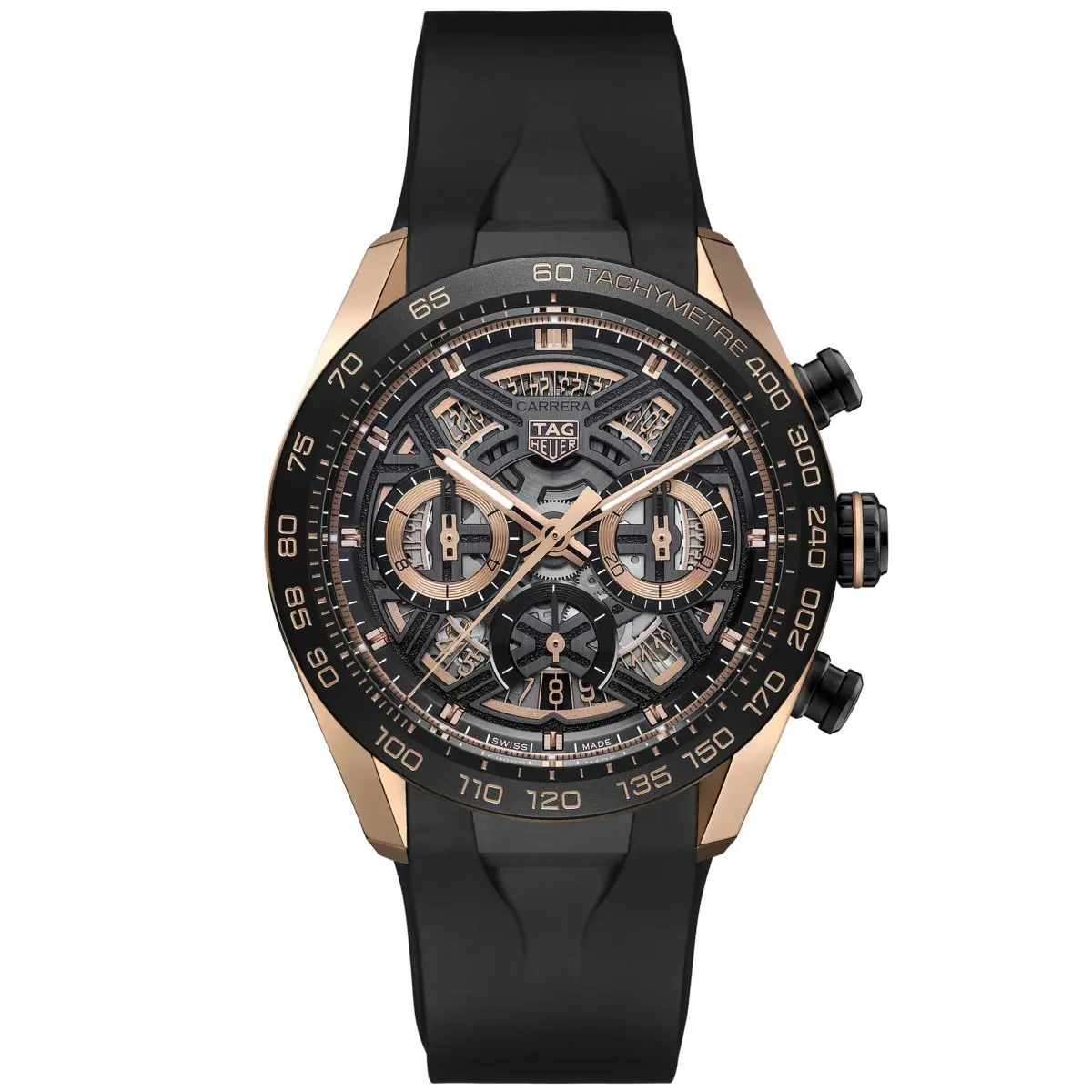 タグ・ホイヤー カレラ クロノグラフ エクストリームスポーツ　美品 スケルトンウオッチ「タグ・ホイヤー カレラ エクストリーム