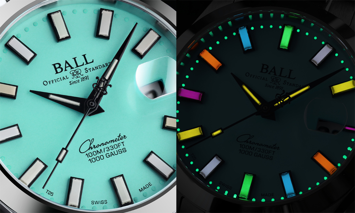 トレンドカラーのターコイズブルーで「エンジニア Ⅲ マーベライト