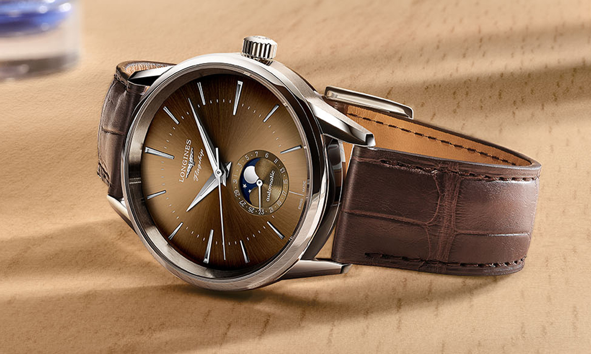 極美品　LONGINES ロンジン フラッグシップヘリテージムーンフェイズ e426310120c4af28b7950f5eb4ea2a
