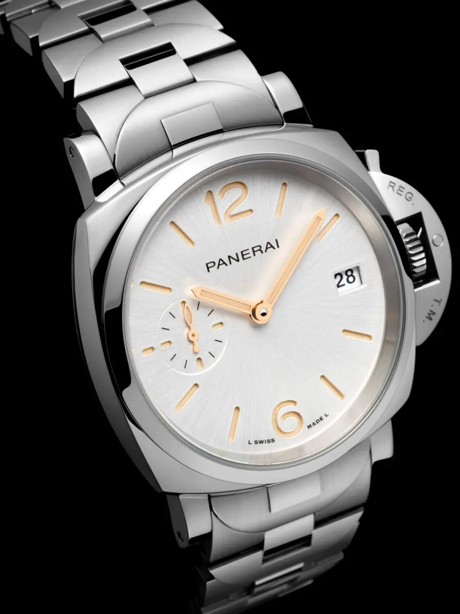 美品 PANERAI パネライルミノールメタルブレスレット24ミリ幅 パネライのメタルブレスレットがリニューアル～新デザインの