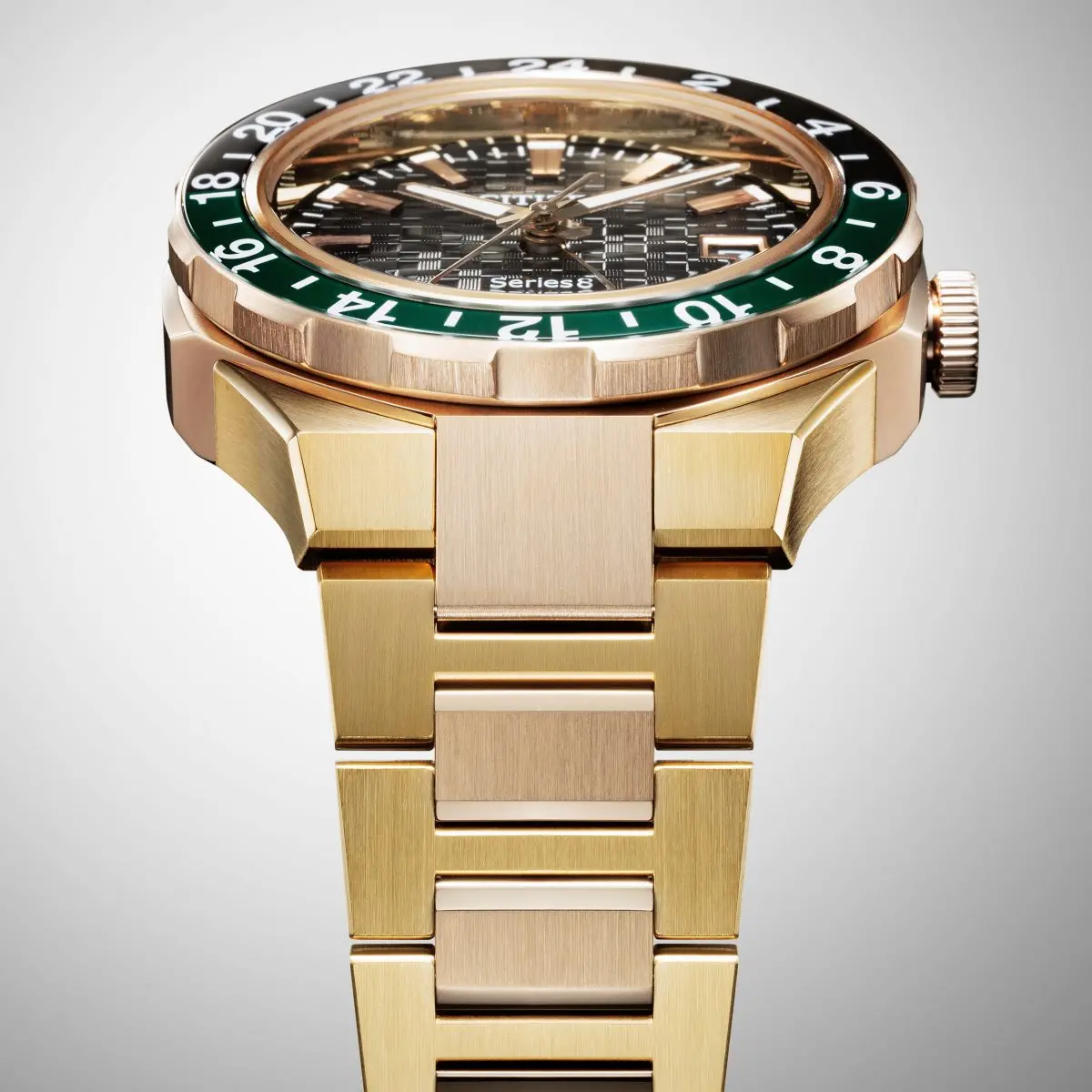 CITIZEN 置時計 モダンデザイン ゴールド CITIZEN 置き時計（色：ゴールド系）｜インテリア時計｜家具