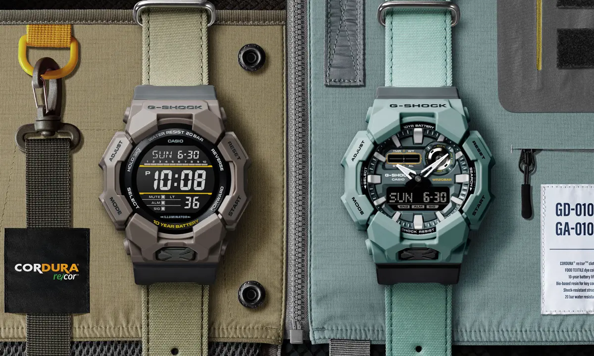 G-SHOCK】10年駆動バッテリー＆植物由来の染料で彩るエシカルな新作