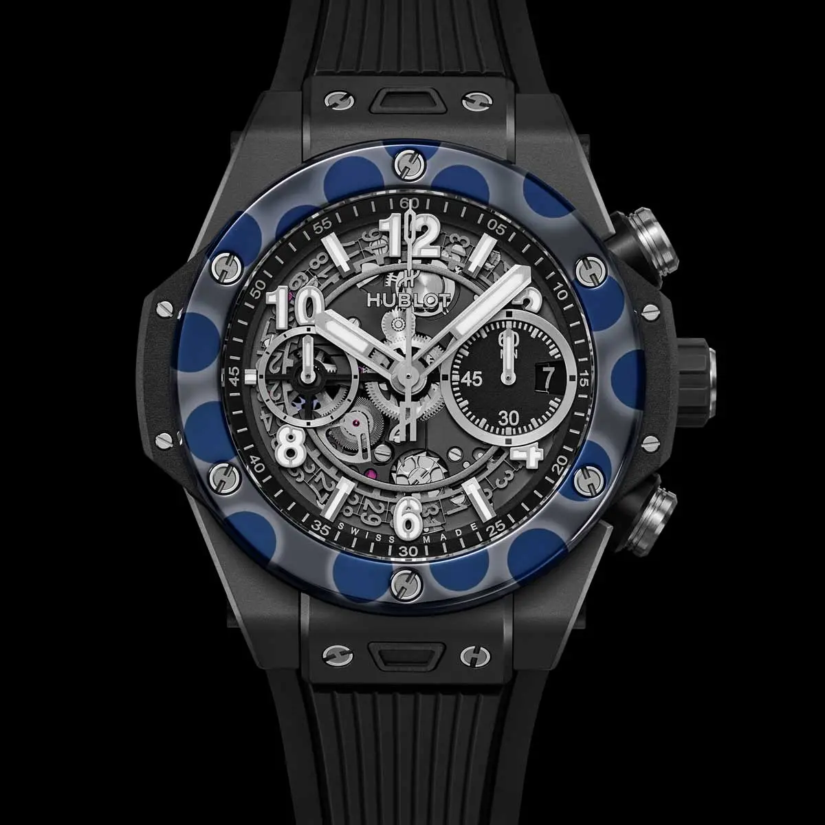 ウブロ】開発に4年かけた世界初のマルチカラーセラミックを採用した