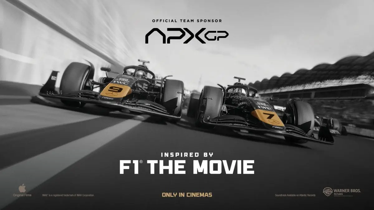 F1マシンが迫力のレースを繰り広げる映画「F1®／エフワン」が公開