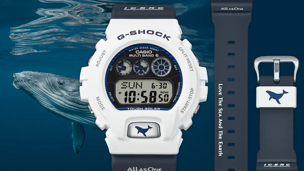 G-SHOCKの人気コラボモデル“イルクジ”の最新作はザトウクジラと