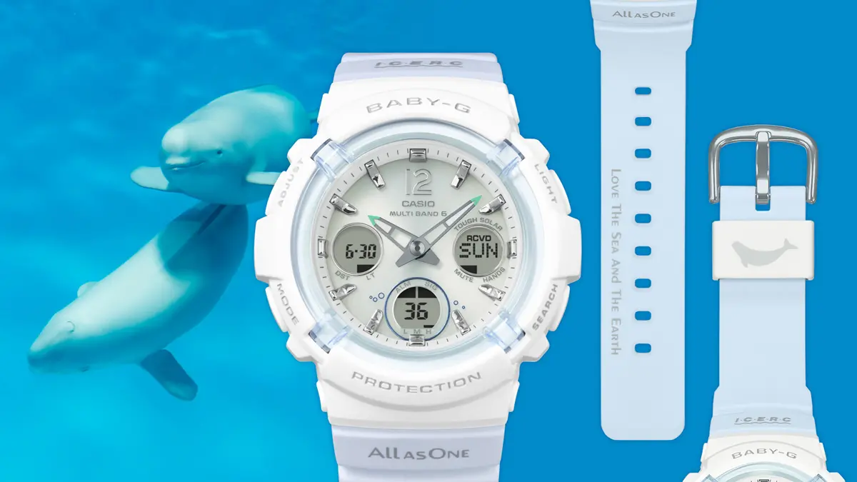 G-SHOCKの人気コラボモデル“イルクジ”の最新作はザトウクジラと