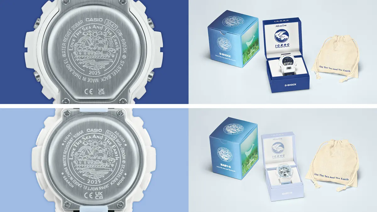 G-SHOCKの人気コラボモデル“イルクジ”の最新作はザトウクジラと