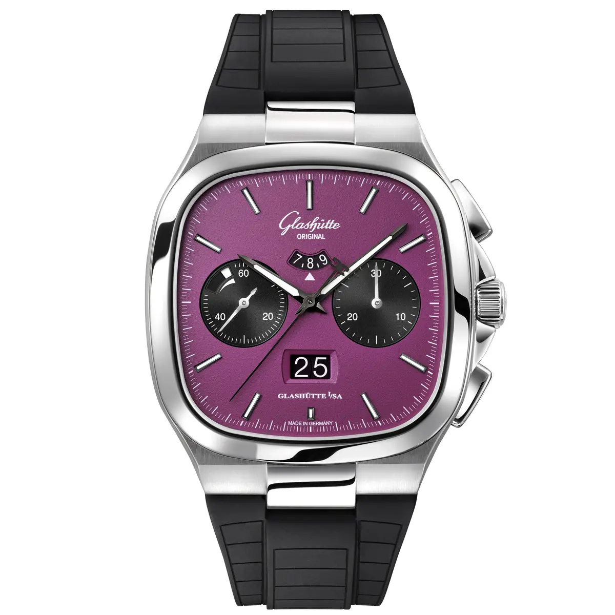 現実とデジタルが交差する未来を描くレトロフューチャーなクロノグラフ