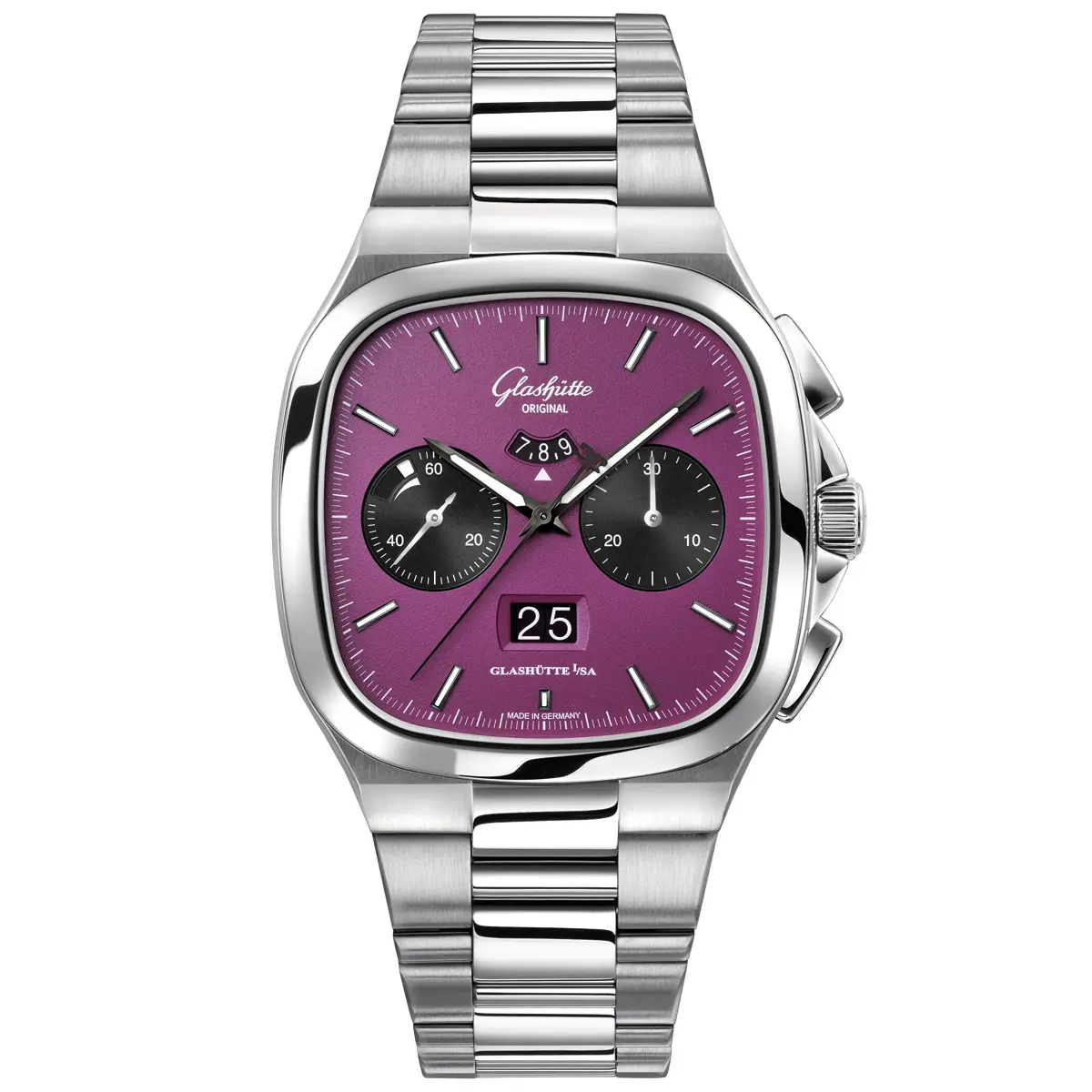 現実とデジタルが交差する未来を描くレトロフューチャーなクロノグラフ