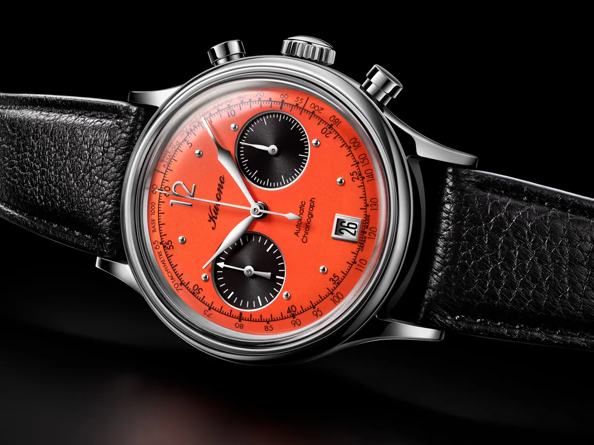 時計師・浅岡肇氏が手掛ける「クロノトウキョウ」からオレンジダイアル