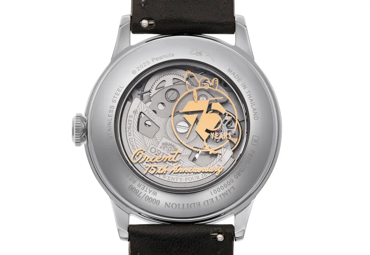 スヌーピー×オリエント」75周年記念コラボウオッチ、追加販売決定