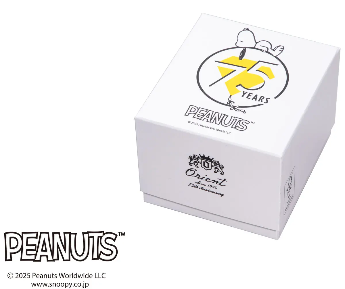 スヌーピー×オリエント」75周年記念コラボウオッチ、追加販売決定