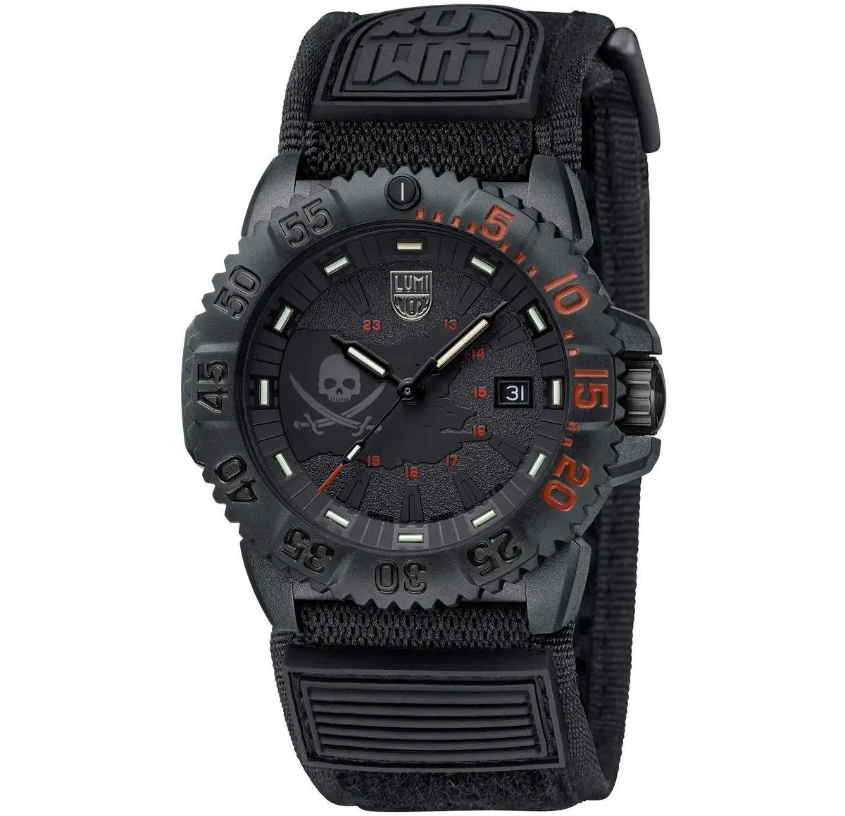 ルミノックス　ネイビーシールズ　3050 海賊旗がはためくミステリアスフェイス。「ネイビーシールズ 3050